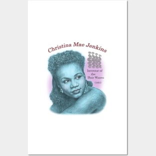 Christina Mae Jenkins, Inventor of the Hair Weave Posters and Art